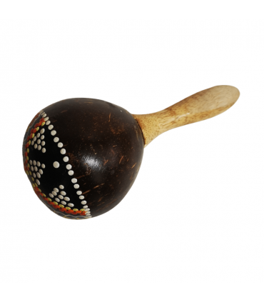MARACA COCO PINTADA