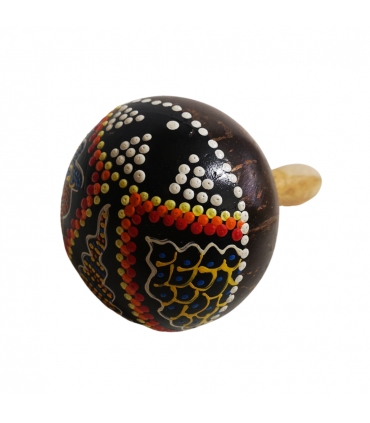 MARACA COCO PINTADA