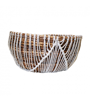 BOL FIBRA 30 CM BORDADO DECO