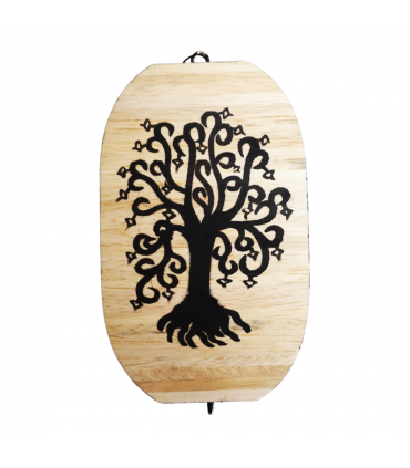 MÓVIL ESPIRAL MADERA PINTADO 20 CM