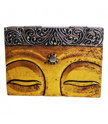 CAJA MADERA DECORADA PEQUEÑA