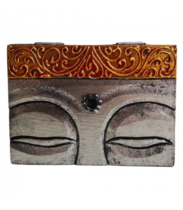 CAJA MADERA DECORADA PEQUEÑA