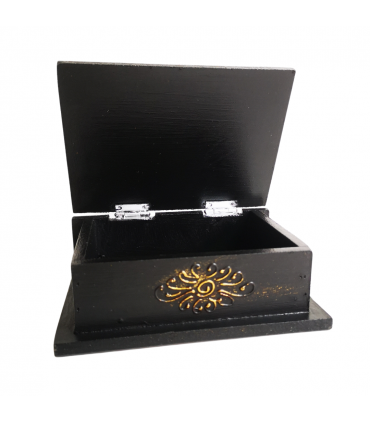 CAJA MADERA DECORADA PEQUEÑA