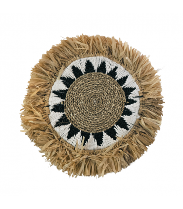 SALVAMANTEL DECORATIVO BANANA FLECOS 35 CM