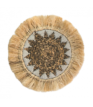 SALVAMANTEL DECORATIVO BANANA FLECOS 35 CM