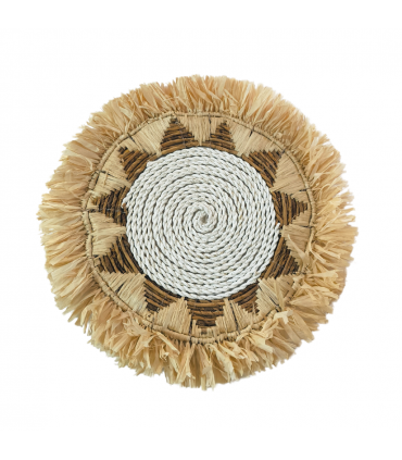 SALVAMANTEL DECORATIVO BANANA FLECOS 35 CM