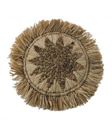 SALVAMANTEL DECORATIVO BANANA FLECOS 35 CM