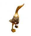 PATO EN BAMBÚ Y RAIZ 30 CM