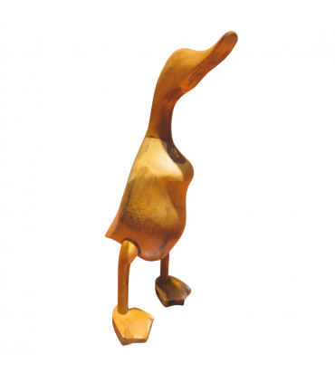 PATO EN BAMBÚ Y RAIZ 30 CM