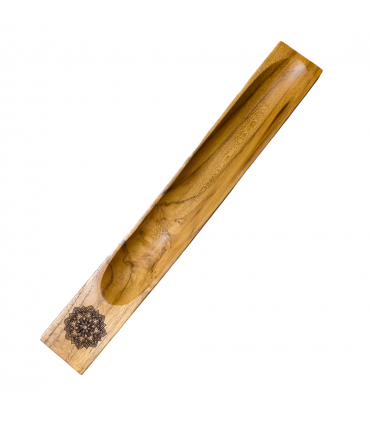 QUEMADOR INCIENSO MADERA SÍMBOLOS