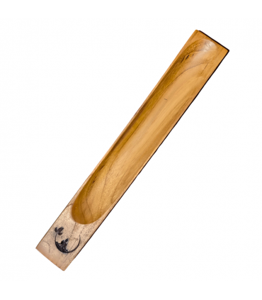 QUEMADOR INCIENSO MADERA SÍMBOLOS
