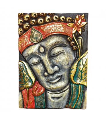 CUADRO TALLADO BUDA 40X30 CM
