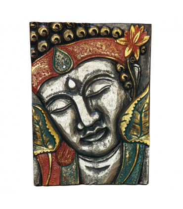 CUADRO TALLADO BUDA 40X30 CM
