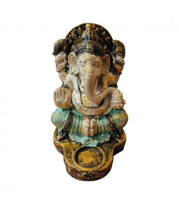 GANESHA PORTAVELA 20 CM