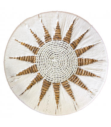 DECORACIÓN PARED BANANA MACRAMÉ 35 CM