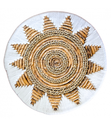 DECORACIÓN PARED BANANA MACRAMÉ 35 CM