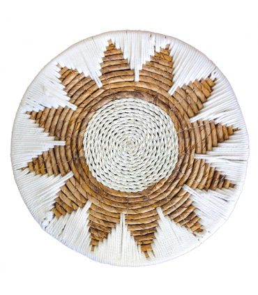 DECORACIÓN PARED BANANA MACRAMÉ 35 CM