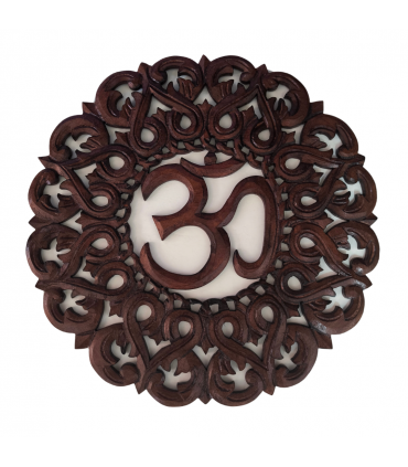 PLACA PERFIL OM, MANDALA 40 CM