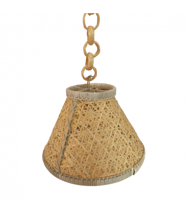 LÁMPARA TECHO BAMBÚ/RATÁN