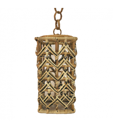 LÁMPARA TECHO BAMBÚ/RATÁN