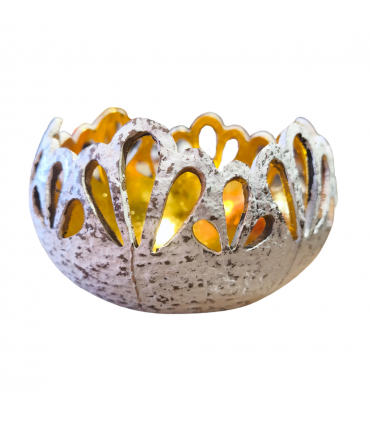 CUENCO MADERA COCO TALLADO CORONA