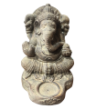GANESHA CEMENTO PORTAVELA /INCENSARIO 20 CM