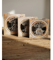 JUEGO DE TRES CAJAS CON SIMBOLO