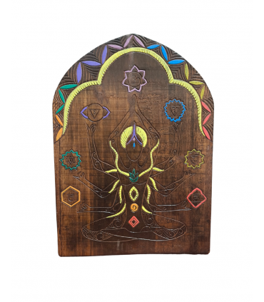 PLACA SHIVA Y CHAKRAS