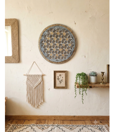 PLACA FLOR VIDA 30 CM
