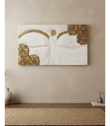 CUADRO TALLADO OJO BUDA 100X60 CM