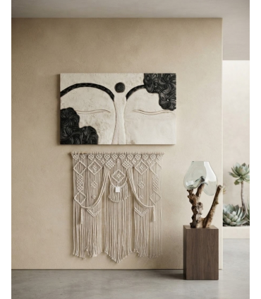 CUADRO TALLADO OJO BUDA 100X60 CM