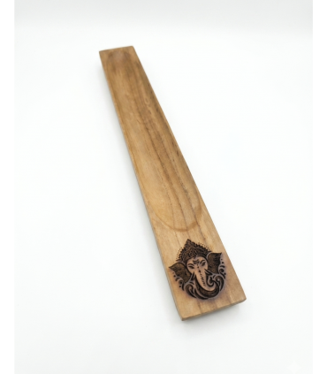 QUEMADOR INCIENSO MADERA SÍMBOLOS