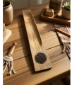 QUEMADOR INCIENSO MADERA SÍMBOLOS