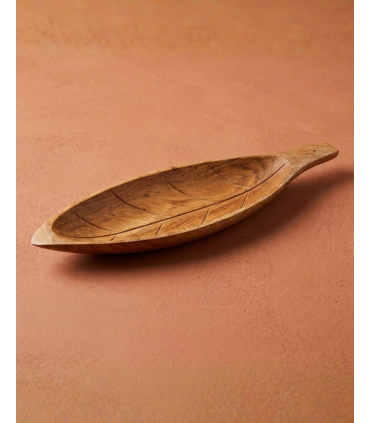 QUEMADOR INCIENSO MADERA HOJA
