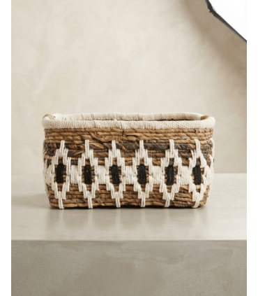 CESTA BANANA MACRAMÉ RECTANGULAR