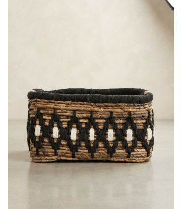 CESTA BANANA MACRAMÉ RECTANGULAR