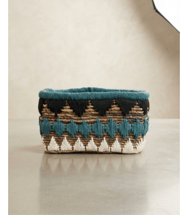 CESTA BANANA MACRAMÉ RECTANGULAR