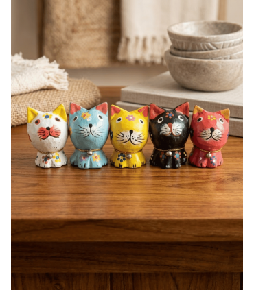 JUEGO 5 GATITOS CABEZONES