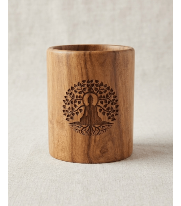 VASO SÍMBOLO MADERA
