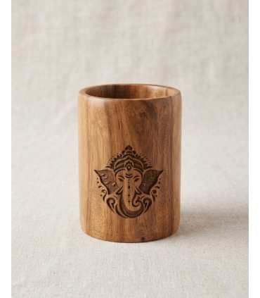 VASO SÍMBOLO MADERA