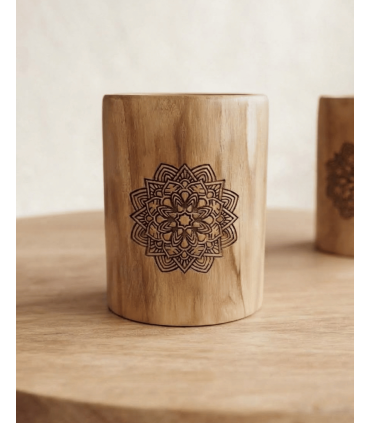 VASO SÍMBOLO MADERA