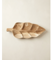 BANDEJA MADERA HOJA 40 CM
