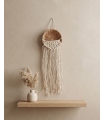 MACETERO BAMBÚ Y MACRAMÉ