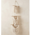 MACETERO MACRAMÉ TRES NIVELES