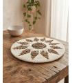 DECORACIÓN PARED BANANA MACRAMÉ 35 CM