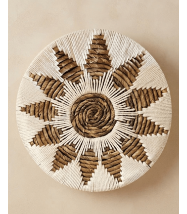 DECORACIÓN PARED BANANA MACRAMÉ 35 CM