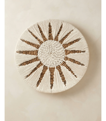 DECORACIÓN PARED BANANA MACRAMÉ 35 CM