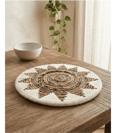 DECORACIÓN PARED BANANA MACRAMÉ 35 CM