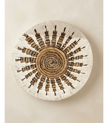 DECORACIÓN PARED BANANA MACRAMÉ 35 CM