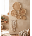 CONJUNTO PARED CINCO PLATOS BAMBÚ